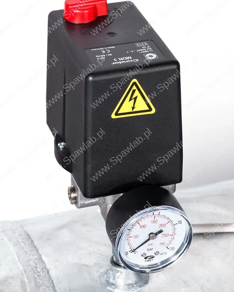 Airpress Kompresor G 2000-500 SD Pro 11 bar 15 KM/11 kW 400V 1393 l/min 500 l galwanizowany - połączenie gwiazda-trójkąt