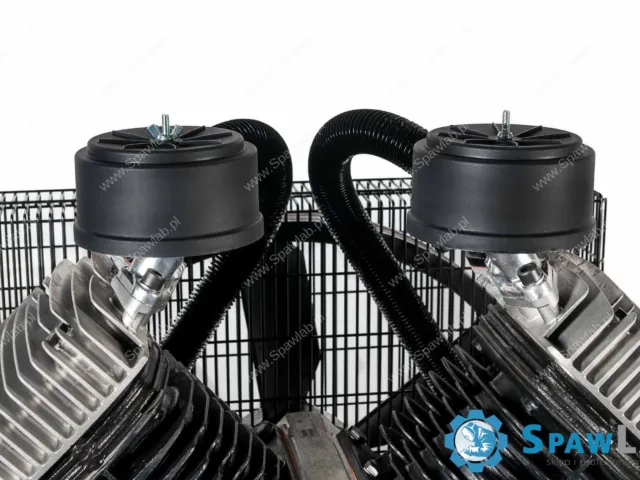Airpress Kompresor K 500-2000S 14 bar 15 KM/11 kW 400V 803 l/min 500 l - połączenie gwiazda-trójkąt