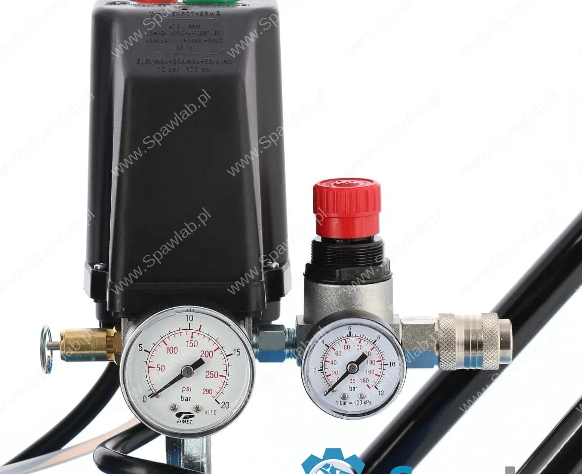 Airpress Kompresor KM 100-350 10 bar 2.5 KM/1.8 kW 280 l/min 100 l, zdjęcie 5