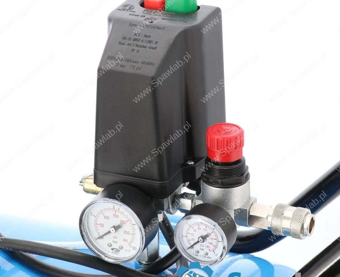 Airpress Kompresor KM 100-350 10 bar 2.5 KM/1.8 kW 280 l/min 100 l, zdjęcie 6