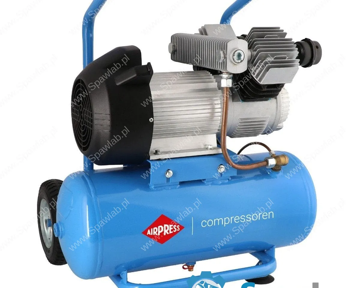 Airpress Kompresor LM 25-350 + zestaw z pistoletem do tynkowania i wężem pneumatycznym