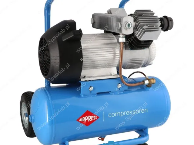 Airpress Kompresor LM 25-350 + zestaw z pistoletem do tynkowania i wężem pneumatycznym