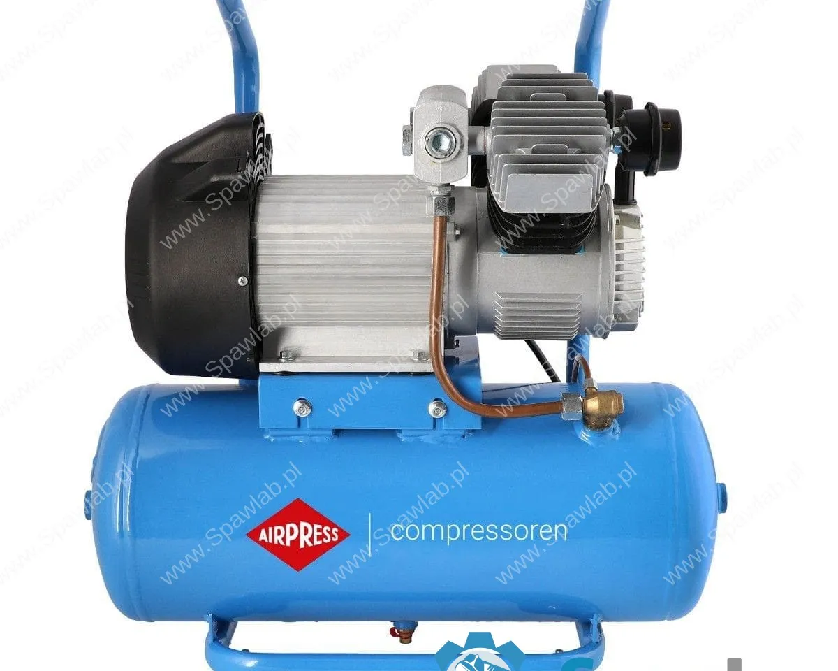 Airpress Kompresor LM 25-350 + zestaw z pistoletem do tynkowania i wężem pneumatycznym, zdjęcie 2