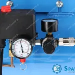 Airpress Kompresor LM 25-350 + zestaw z pistoletem do tynkowania i wężem pneumatycznym, zdjęcie 9