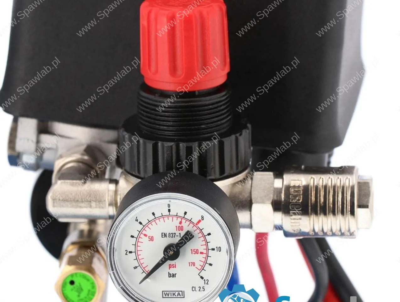 Airpress Kompresor samochodowy 12V DC 12-180/15 10 bar 0.75 KM/0.55 kW 144 l/min 15 l bezolejowy dwutłokowy, zdjęcie 10