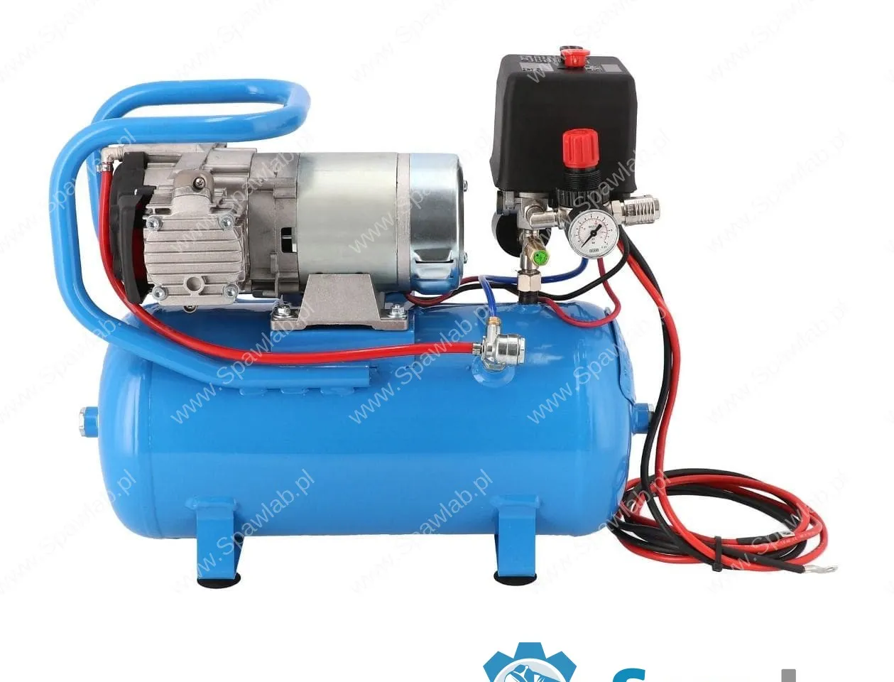 Airpress Kompresor samochodowy 12V DC 12-180/15 10 bar 0.75 KM/0.55 kW 144 l/min 15 l bezolejowy dwutłokowy, zdjęcie 5