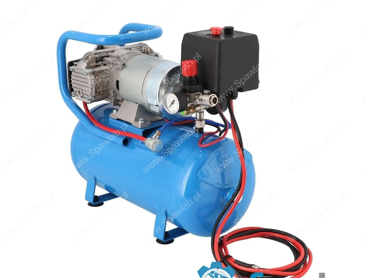 Airpress Kompresor samochodowy 12V DC 12-180/15 10 bar 0.75 KM/0.55 kW 144 l/min 15 l bezolejowy dwutłokowy, zdjęcie 7