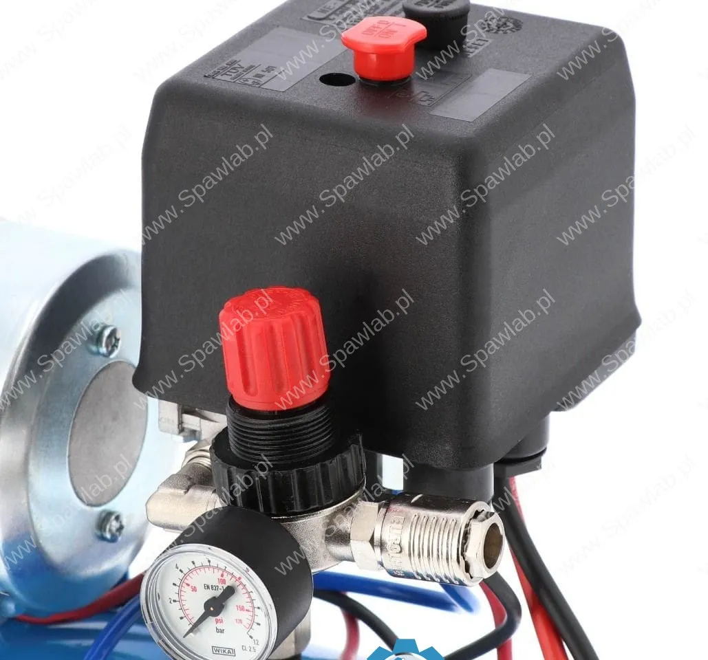 Airpress Kompresor samochodowy 12V DC 12-180/15 10 bar 0.75 KM/0.55 kW 144 l/min 15 l bezolejowy dwutłokowy, zdjęcie 8