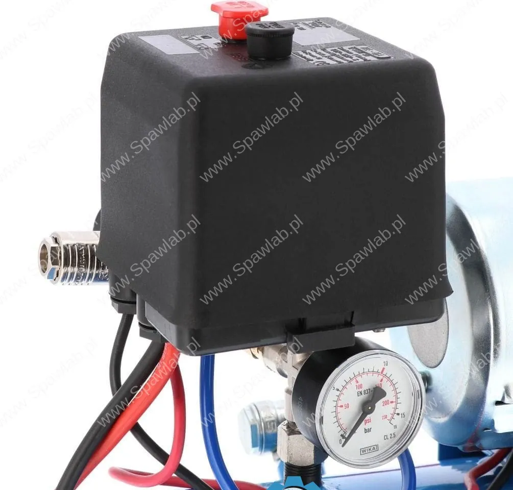 Airpress Kompresor samochodowy 12V DC 12-180/15 10 bar 0.75 KM/0.55 kW 144 l/min 15 l bezolejowy dwutłokowy, zdjęcie 9