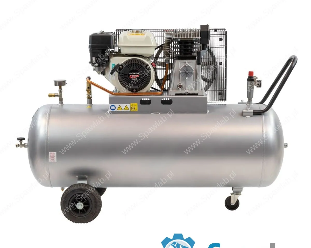 Airpress Kompresor spalinowy dwutłokowy BM 200-410 (Honda GP160) 10 bar 4.8 KM/ 3.6 kW 247 l/min 200 l