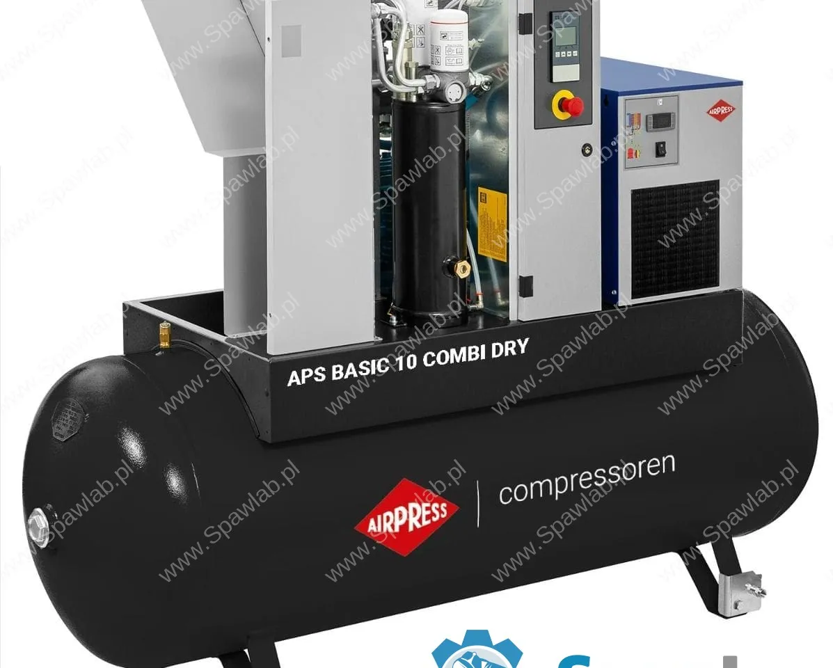 Airpress Kompresor śrubowy APS 10 Basic Combi Dry 10 bar 10 KM/7.5 kW 996 l/min 500 l