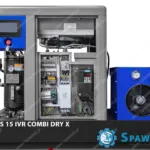 Airpress Kompresor śrubowy APS 15 IVR Combi Dry X 10 bar 15 KM/11 kW 380-1500 l/min 500 l, zdjęcie 4