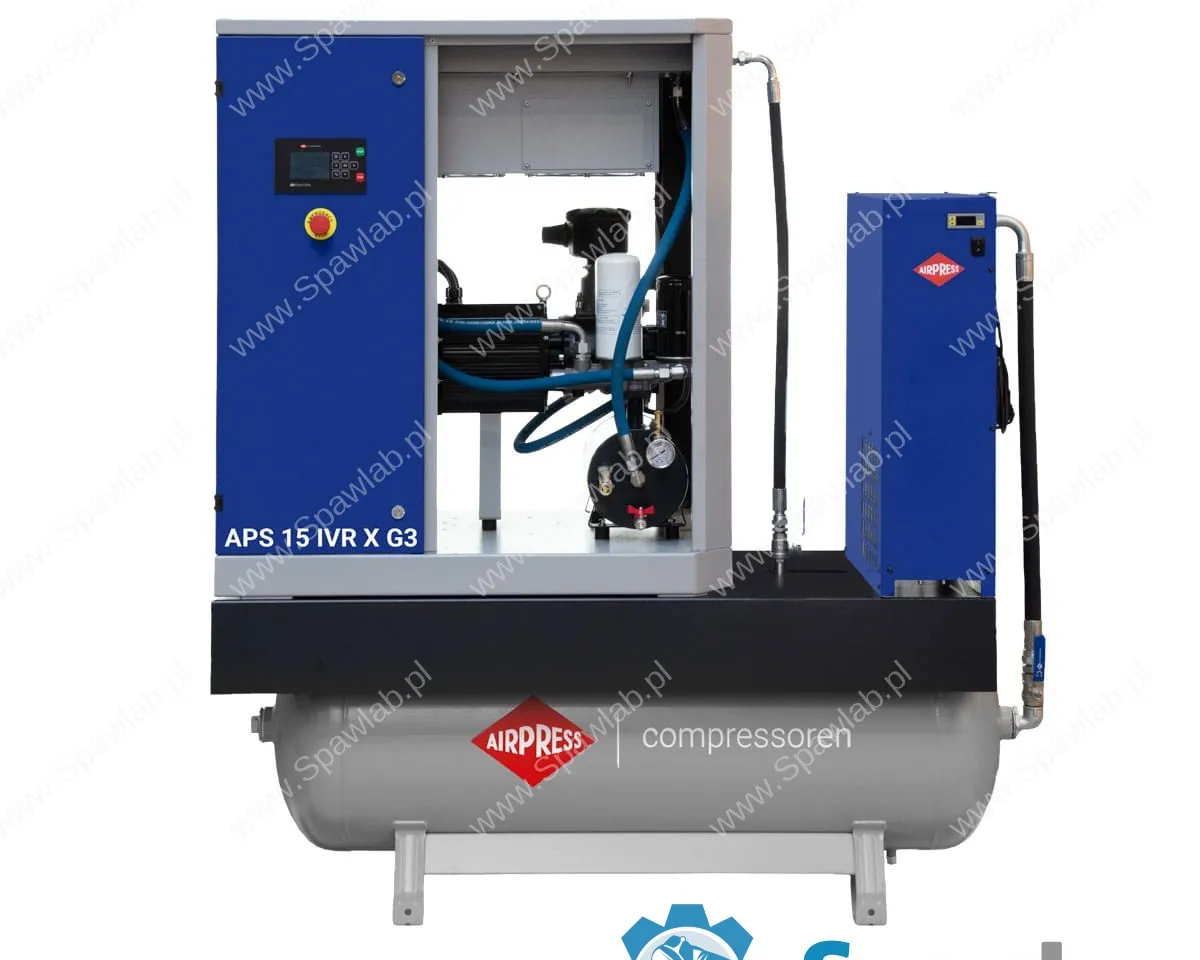 Airpress Kompresor śrubowy APS 15 IVR X G3 Combi Dry 10 bar 15 KM/11 kW 544-1579 l/min 270 l, zdjęcie 3
