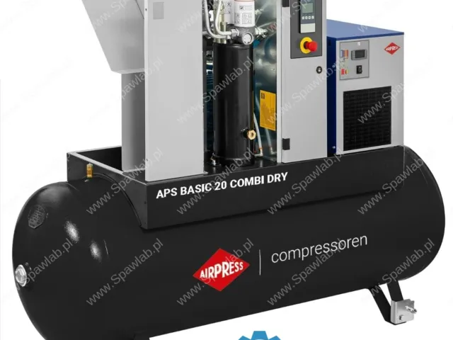 Airpress Kompresor śrubowy APS 20 Basic Combi Dry 10 bar 20 KM/15 kW 1680 l/min 500 l
