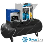 Airpress Kompresor śrubowy APS 20 Basic Combi Dry 8 bar 20 KM/15 kW 1860 l/min 500 l, zdjęcie 4