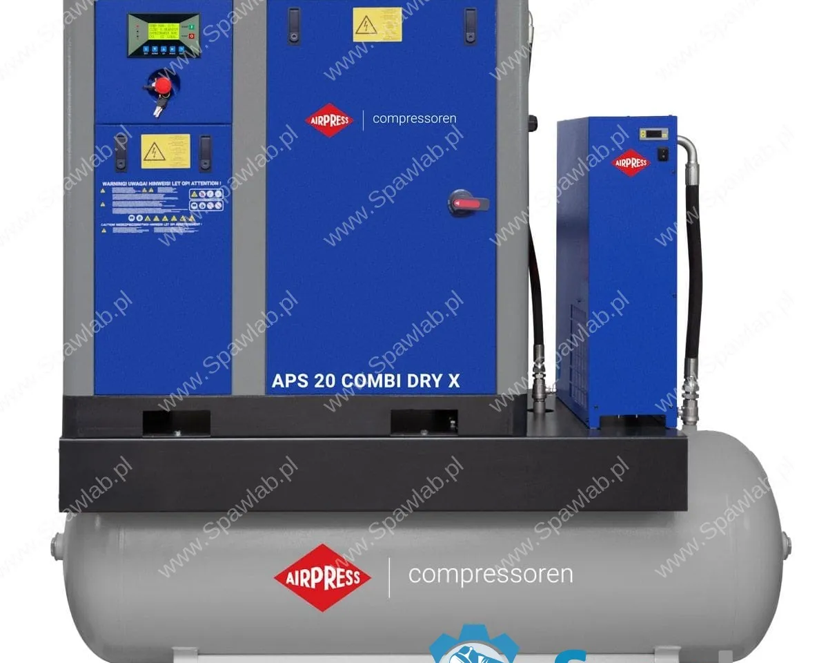 Airpress Kompresor śrubowy APS 20 Combi Dry X 10 bar 20 KM/15 kW 1900 l/min 500 l, zdjęcie 4