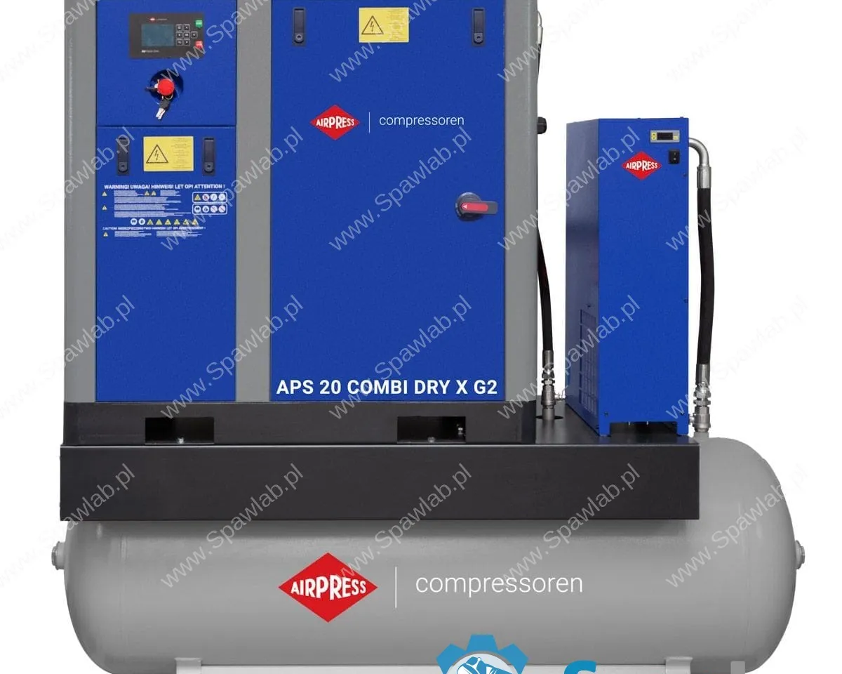 Airpress Kompresor śrubowy APS 20 Combi Dry X G2 10 bar 20 KM/15 kW 1900 l/min 500 l, zdjęcie 2