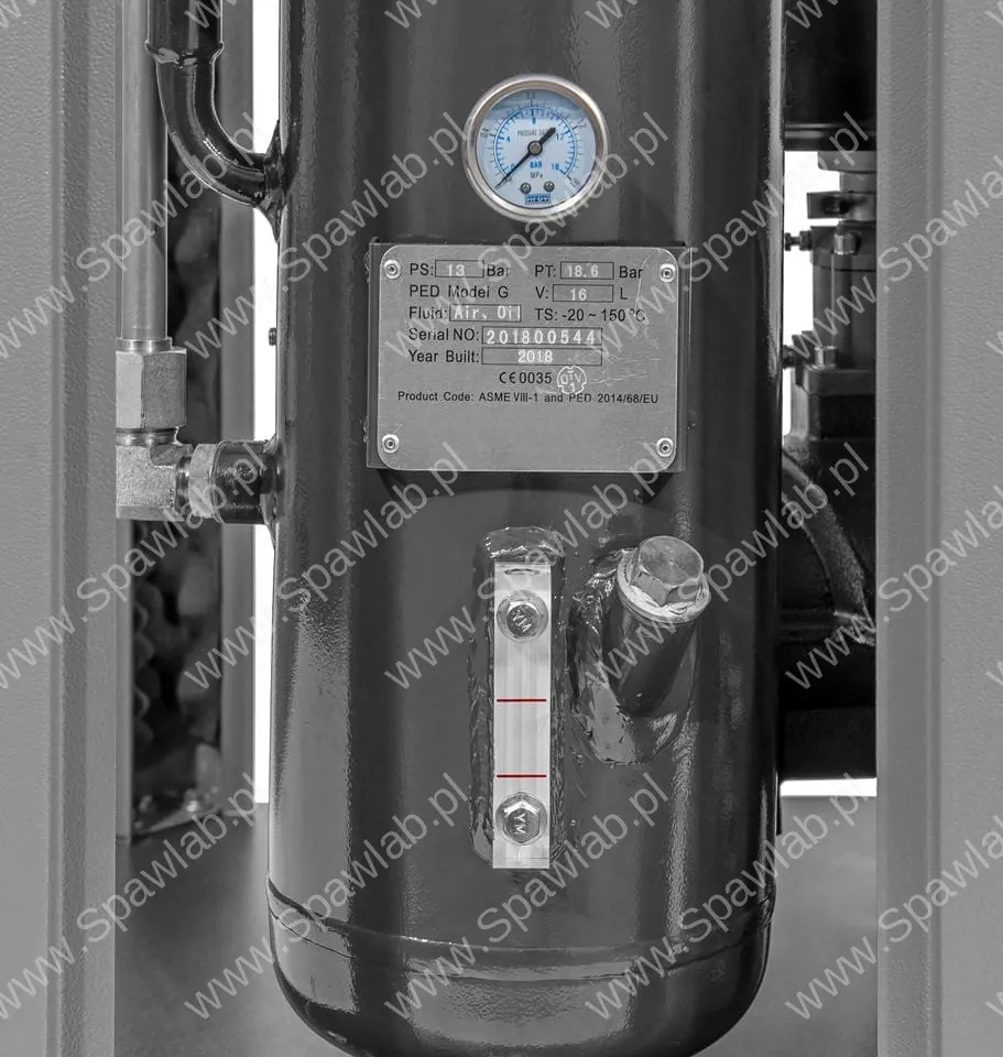 Airpress Kompresor śrubowy APS 20 IVR Combi Dry X 10 bar 20 KM/15 kW 820 - 2200 l/min 500 l, zdjęcie 5