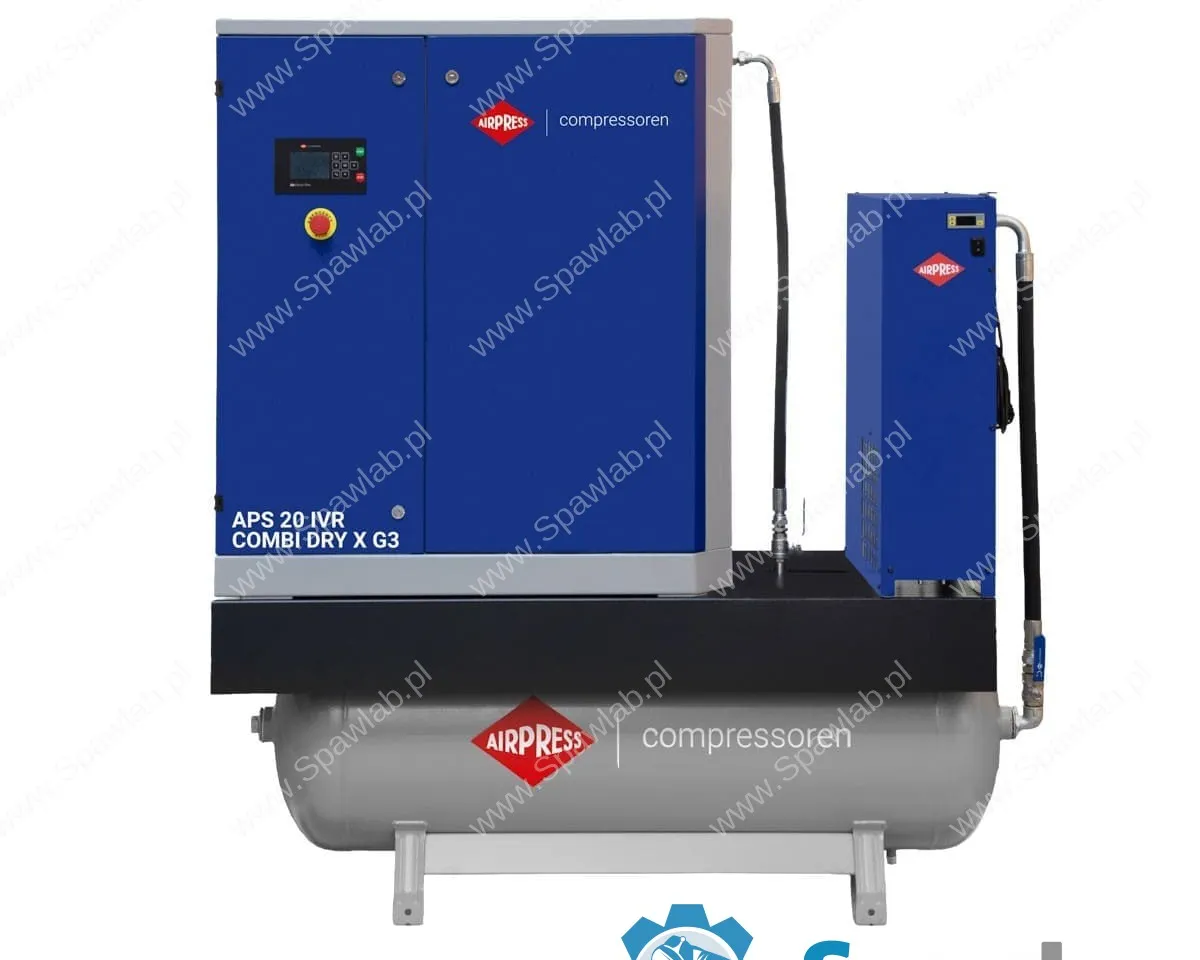 Airpress Kompresor śrubowy APS 20 IVR Combi Dry X G3 10 bar 20 KM/15 kW 1100 - 2160 l/min 270 l, zdjęcie 4