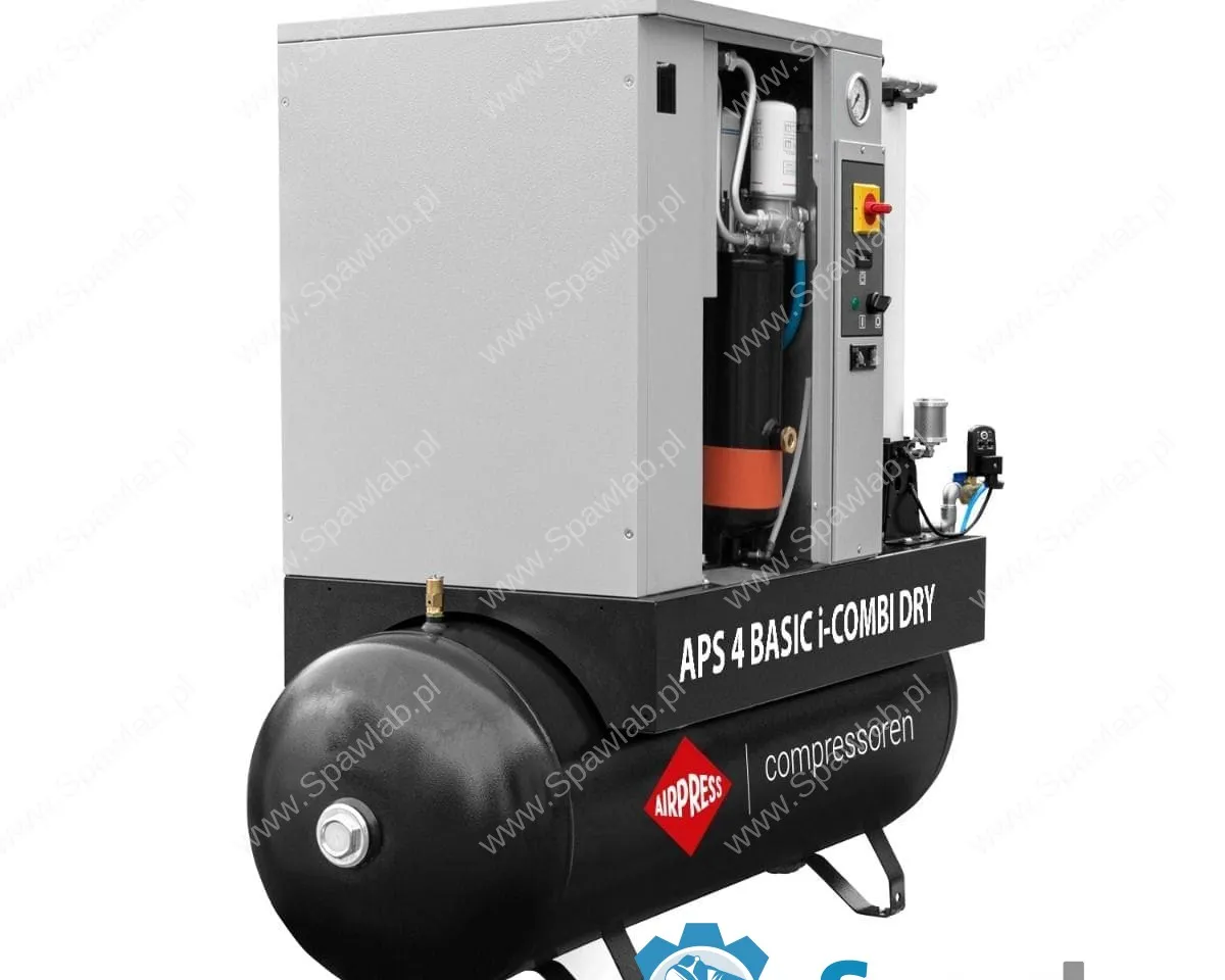 Airpress Kompresor śrubowy APS 4 Basic i-Combi Dry 10 bar 4 KM/3 kW 366 l/min 200L z adsorpcyjnym zestawem filtracyjnym OFAG4, zdjęcie 2