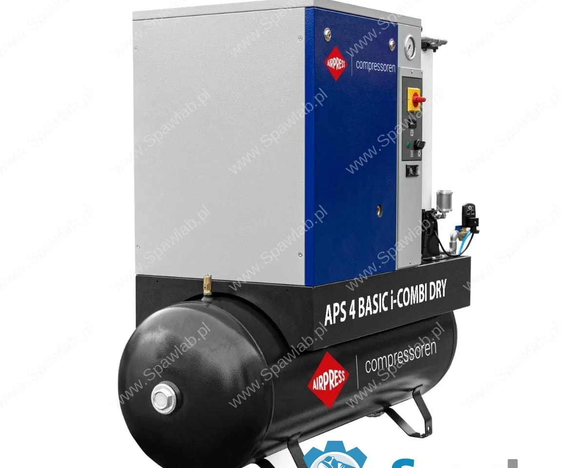 Airpress Kompresor śrubowy APS 4 Basic i-Combi Dry 10 bar 4 KM/3 kW 366 l/min 200L z adsorpcyjnym zestawem filtracyjnym OFAG4, zdjęcie 5