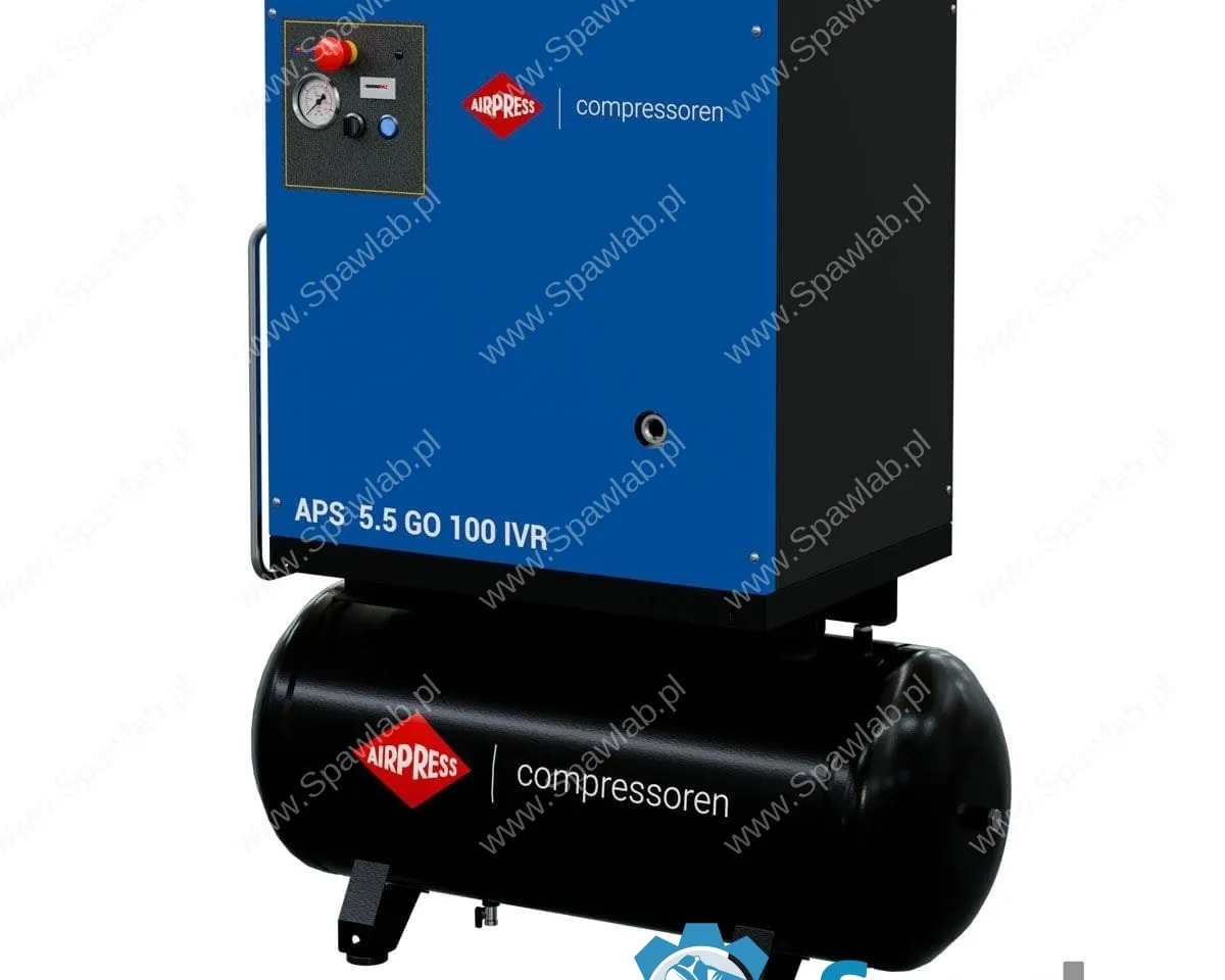 Airpress Kompresor śrubowy APS 5.5 GO 100 Combi IVR 5.5 KM / 4 kW 10 bar 264-468 l/min 100 l