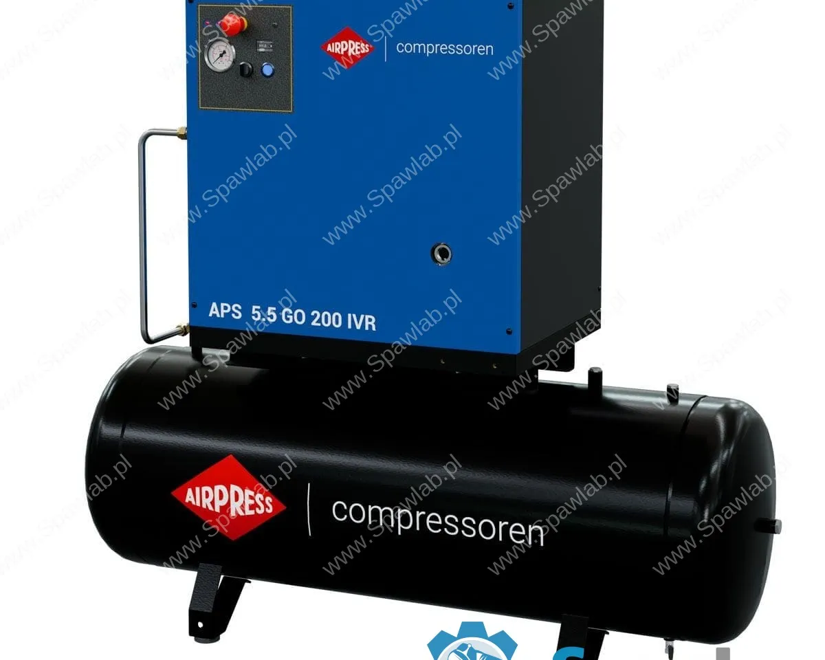 Airpress Kompresor śrubowy APS 5.5 GO 200 Combi IVR 5.5 KM / 4 kW 10 bar 264-468 l/min 200 l
