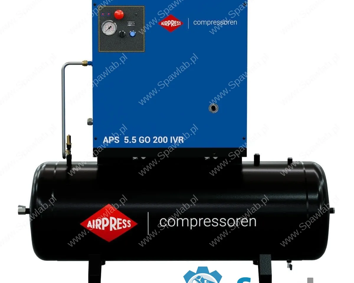 Airpress Kompresor śrubowy APS 5.5 GO 200 Combi IVR 5.5 KM / 4 kW 10 bar 264-468 l/min 200 l, zdjęcie 2