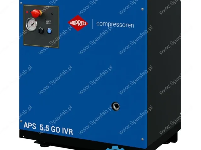 Airpress Kompresor śrubowy APS 5.5 GO IVR 5.5 KM / 4 kW 10 bar 264-468 l/min