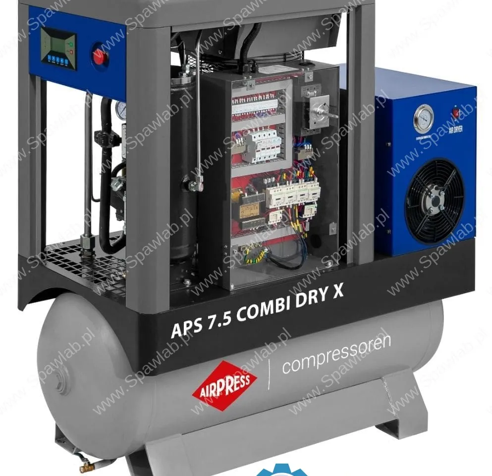 Airpress Kompresor śrubowy APS 7.5 Combi Dry X 10 bar 7.5 KM/5.5 kW 690 l/min 200 l, zdjęcie 2