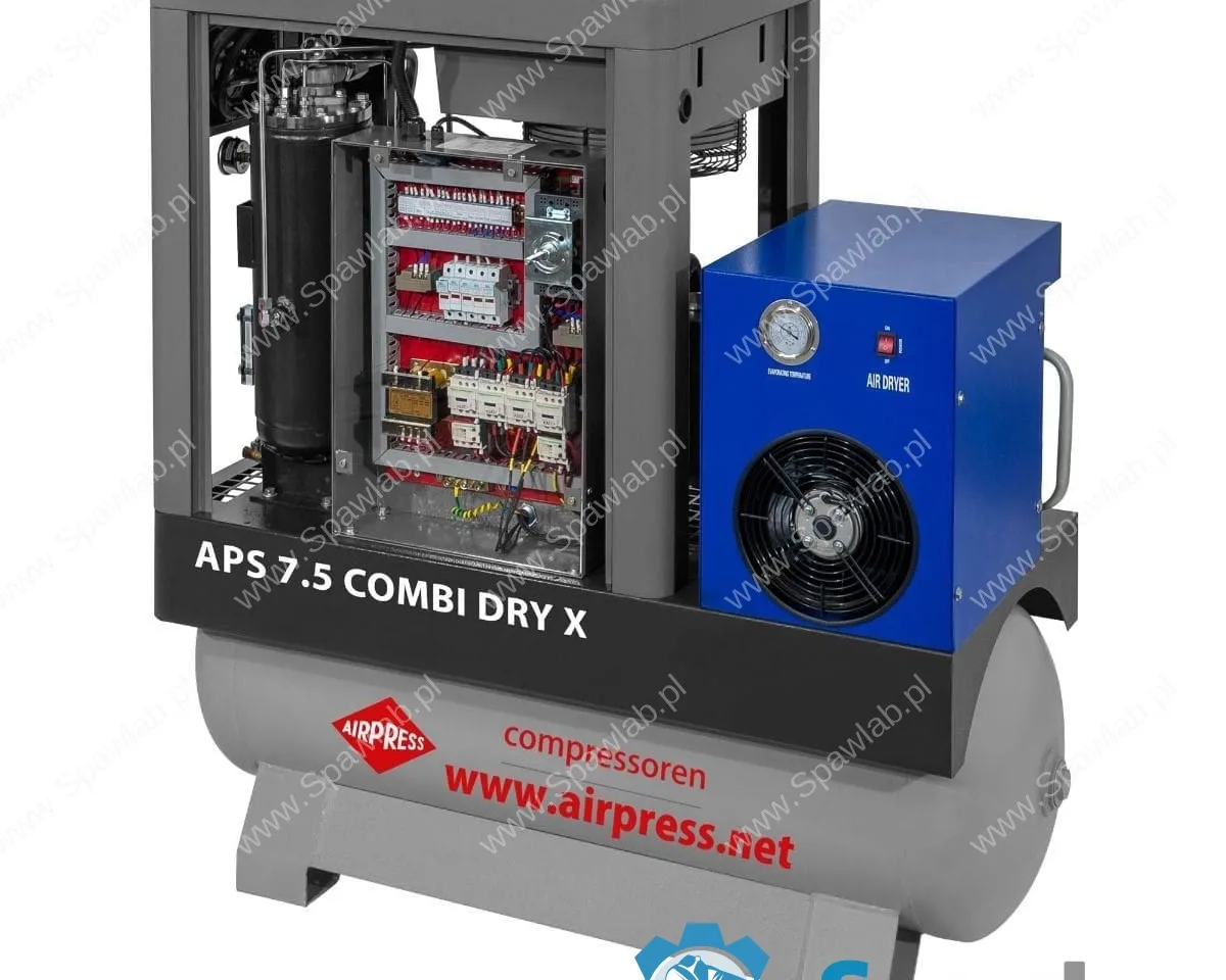 Airpress Kompresor śrubowy APS 7.5 Combi Dry X 10 bar 7.5 KM/5.5 kW 690 l/min 200 l, zdjęcie 3
