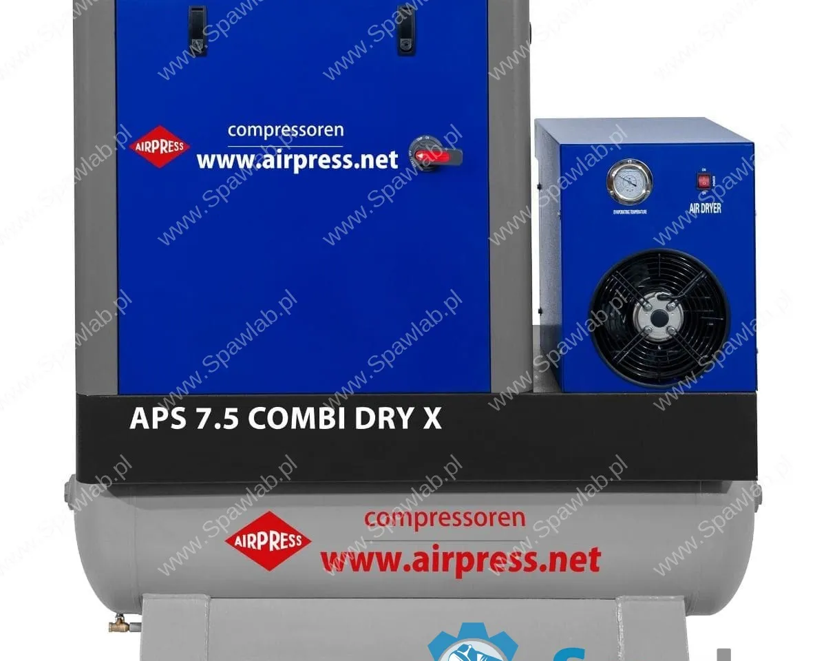 Airpress Kompresor śrubowy APS 7.5 Combi Dry X 10 bar 7.5 KM/5.5 kW 690 l/min 200 l, zdjęcie 9
