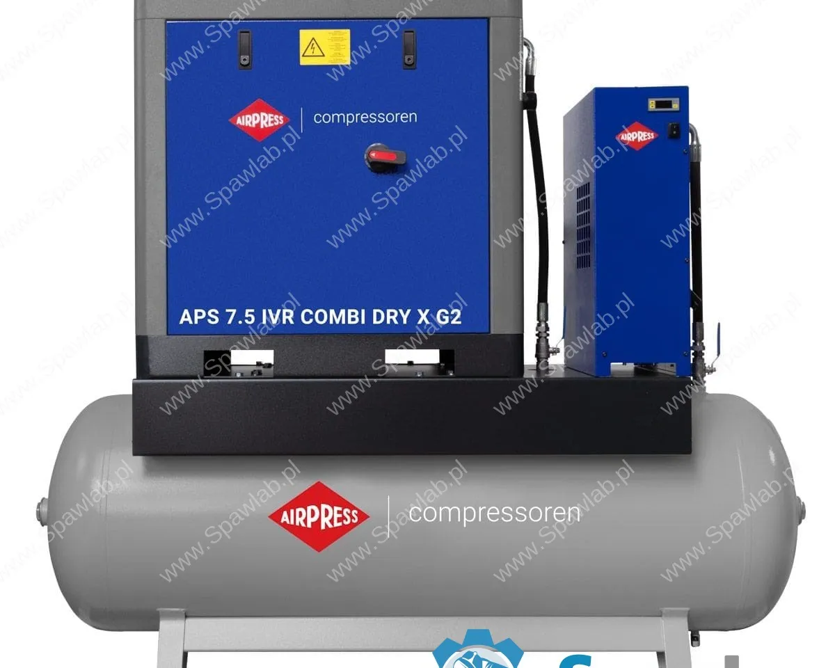 Airpress Kompresor śrubowy APS 7.5 IVR Combi Dry X G2 10 bar 7.5 KM/5.5 kW 290 - 790 l/min 500 l, zdjęcie 3