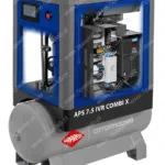 Airpress Kompresor śrubowy APS 7.5 IVR Combi X 10 bar 7.5 KM/5.5 kW 170-760 l/min 200 l