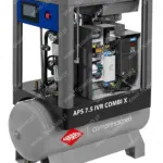 Airpress Kompresor śrubowy APS 7.5 IVR Combi X 10 bar 7.5 KM/5.5 kW 170-760 l/min 200 l, zdjęcie 3