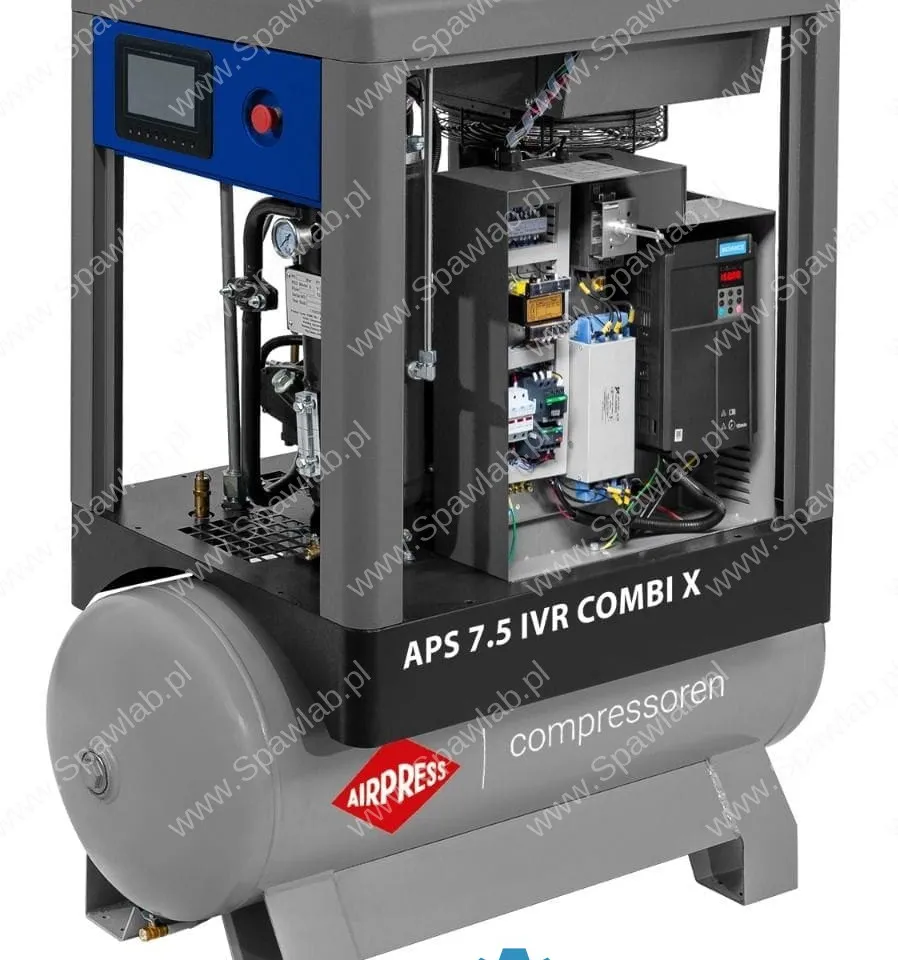 Airpress Kompresor śrubowy APS 7.5 IVR Combi X 10 bar 7.5 KM/5.5 kW 170-760 l/min 200 l, zdjęcie 3