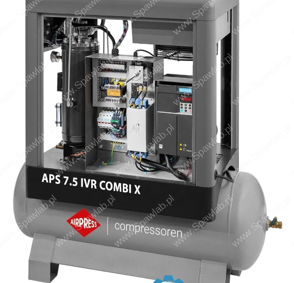 Airpress Kompresor śrubowy APS 7.5 IVR Combi X 10 bar 7.5 KM/5.5 kW 170-760 l/min 200 l, zdjęcie 4