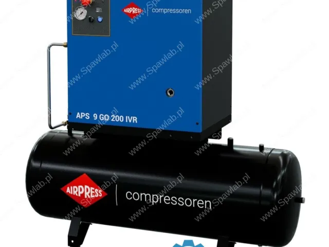 Airpress Kompresor śrubowy APS 9 GO 200 Combi IVR 10 KM / 7.5 kW 10 bar 264-798 l/min 200 l