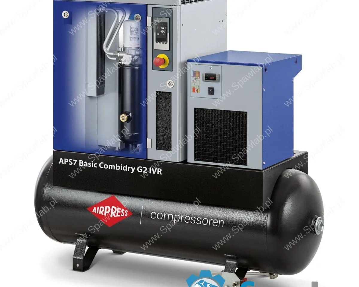 Airpress Kompresor śrubowy APS Basic 7 Combi Dry G2 IVR 10 bar 7.5 KM/5.5 kW 200 l, zdjęcie 2