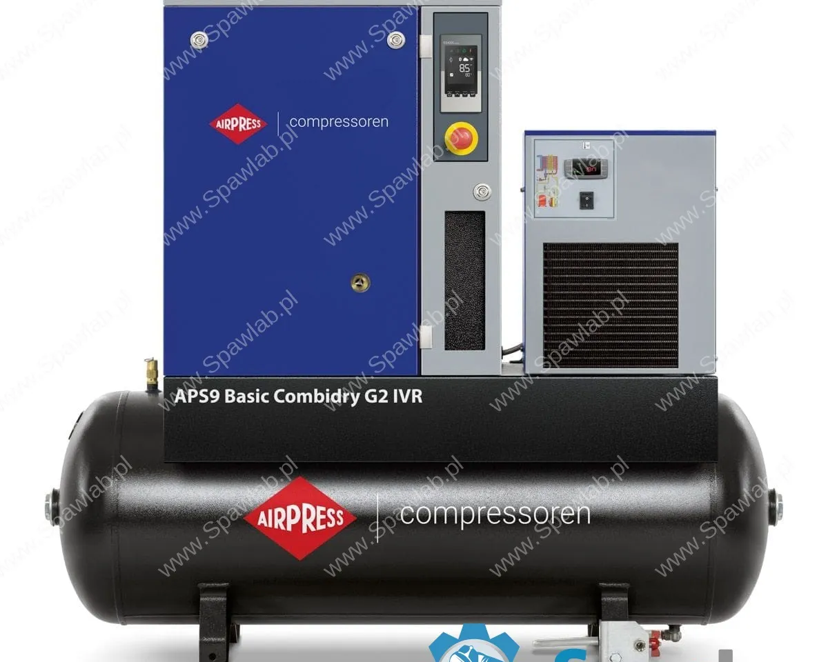 Airpress Kompresor śrubowy APS Basic 9 Combi Dry G2 IVR 10 bar 10 KM/7.5 kW 200 l