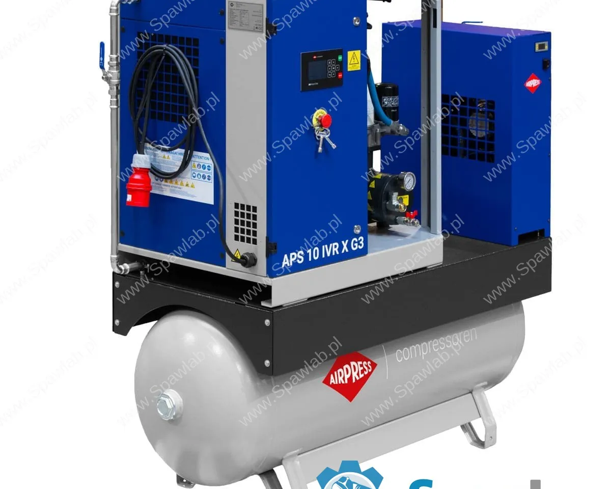 Airpress Kompresor śrubowy APS X 10 IVR Combi Dry G3 10 bar 10 KM/7,5 kW 328-1081 l/min 270 l