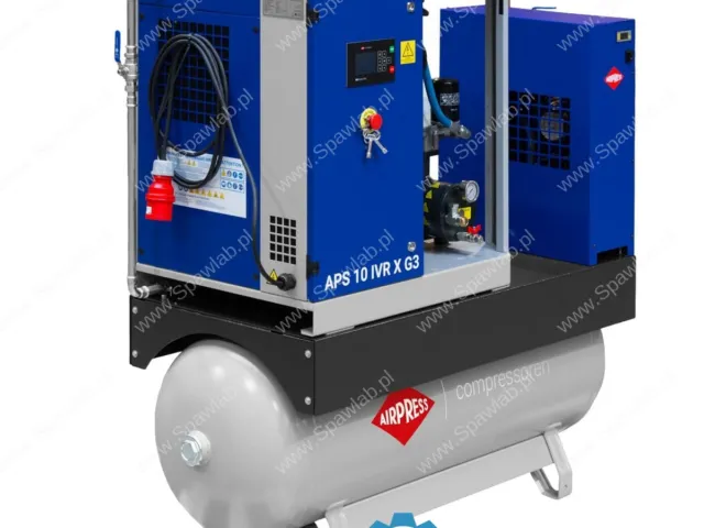 Airpress Kompresor śrubowy APS X 10 IVR Combi Dry G3 10 bar 10 KM/7,5 kW 328-1081 l/min 270 l