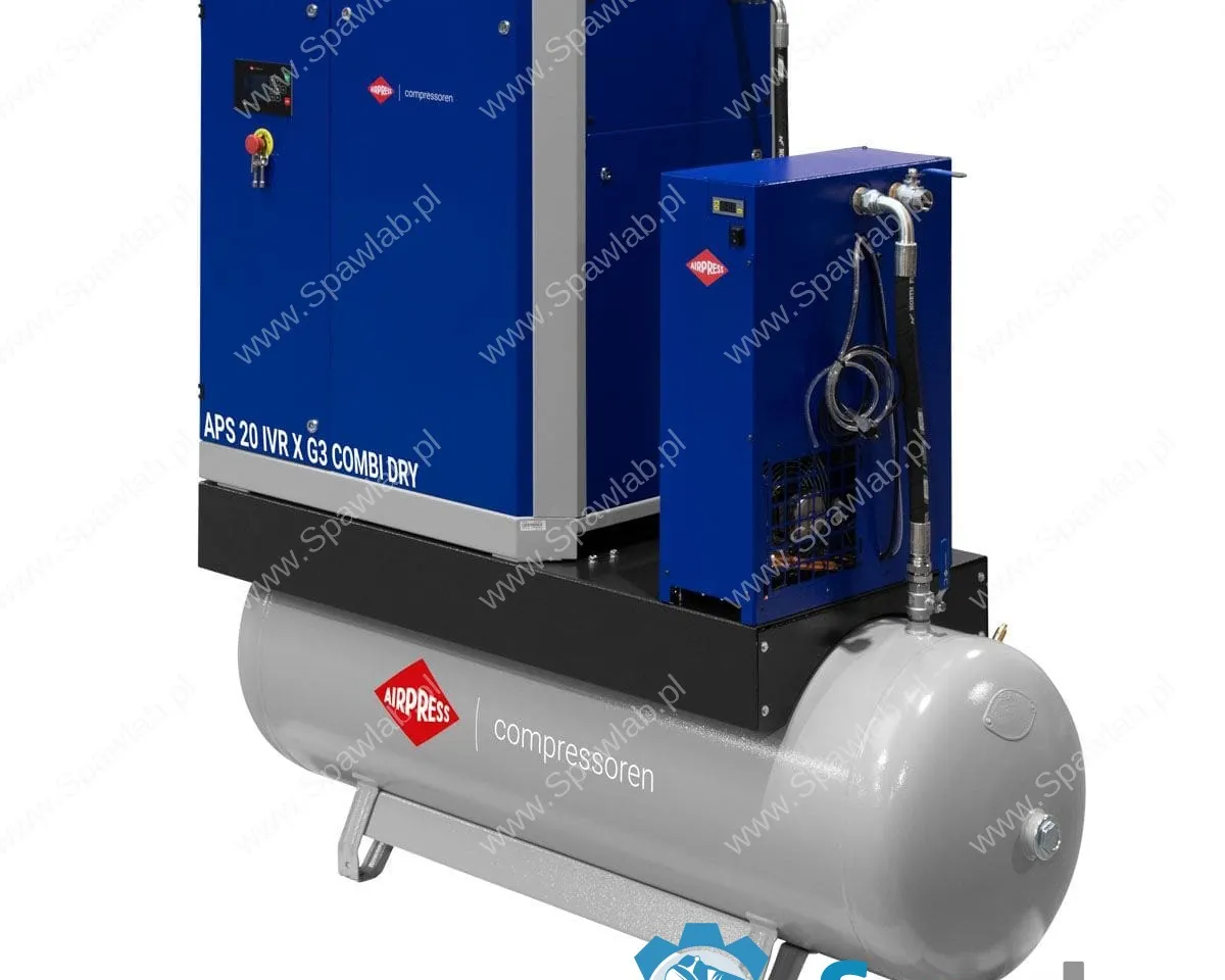Airpress Kompresor śrubowy APS X 20 IVR Combi Dry G3 10 bar 20 KM/15 kW 1100 - 2160 l/min 500 l, zdjęcie 2
