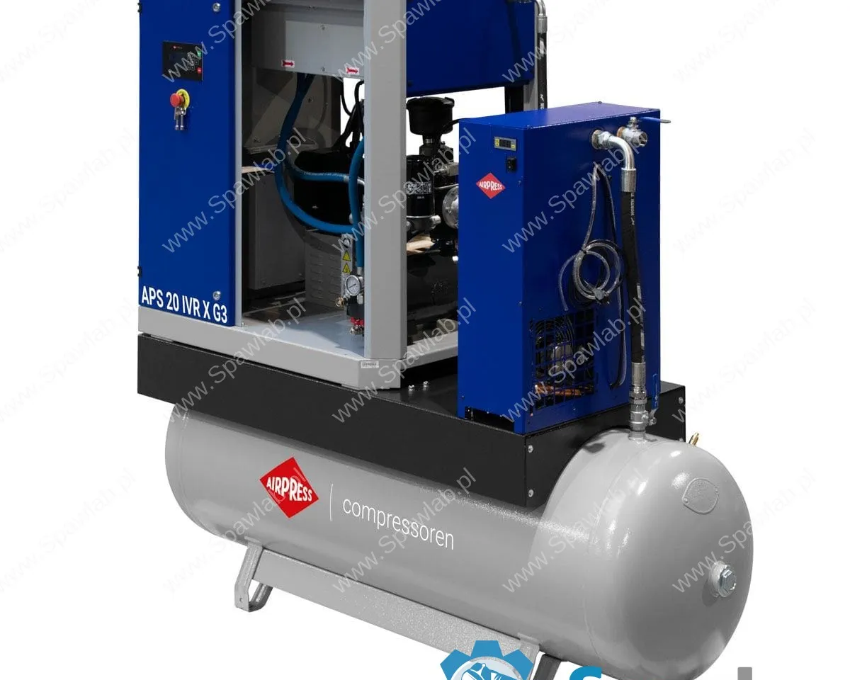 Airpress Kompresor śrubowy APS X 20 IVR Combi Dry G3 10 bar 20 KM/15 kW 1100 - 2160 l/min 500 l, zdjęcie 3