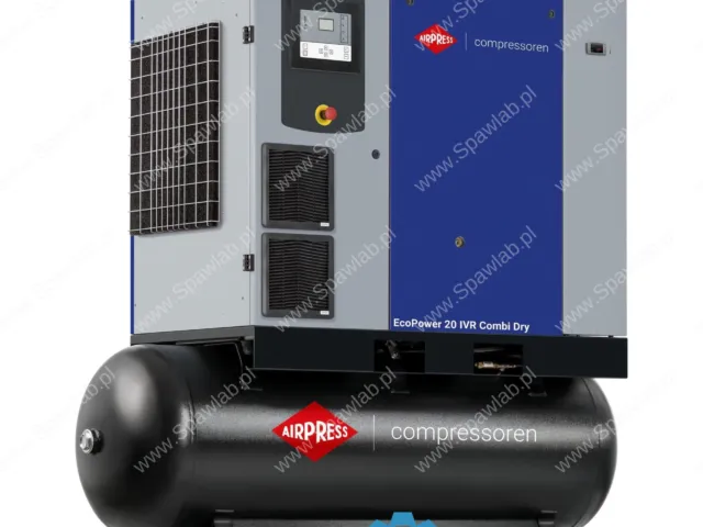 Airpress Kompresor śrubowy EcoPower 20D IVR Combi Dry 13 bar 20 KM/15 kW 817 - 2880 l/min 500 l