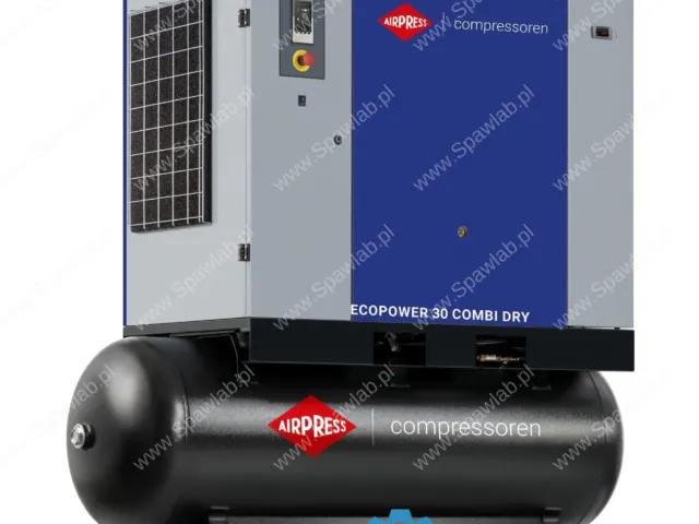 Airpress Kompresor śrubowy EcoPower 30B Combi Dry 10 bar 30 KM/22 kW 3216 l/min 500 l