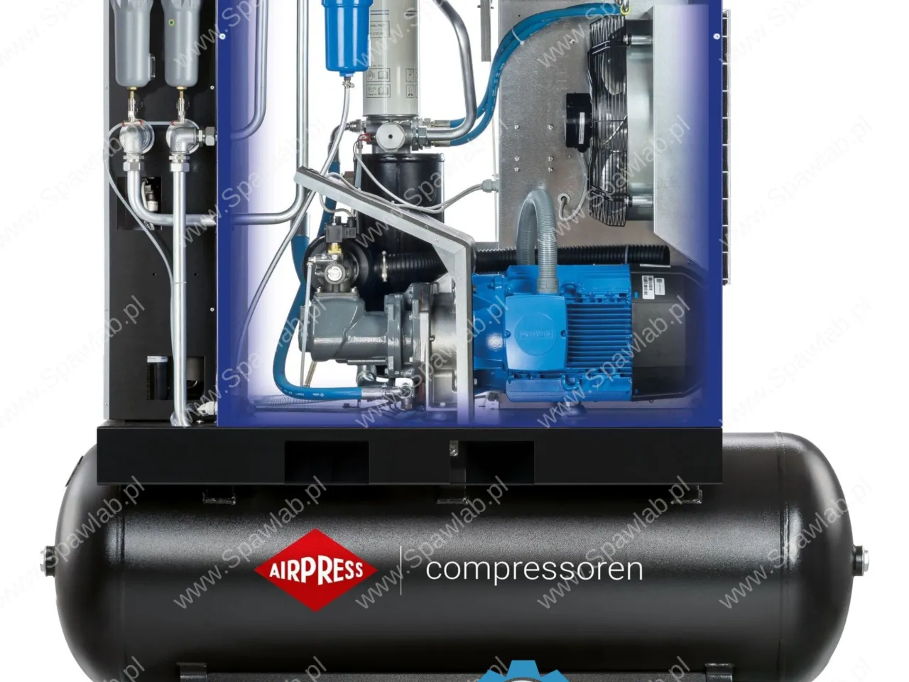Airpress Kompresor śrubowy EcoPower 30D Combi Dry 10 bar 30 KM/22 kW 3294 l/min 500 l, zdjęcie 5