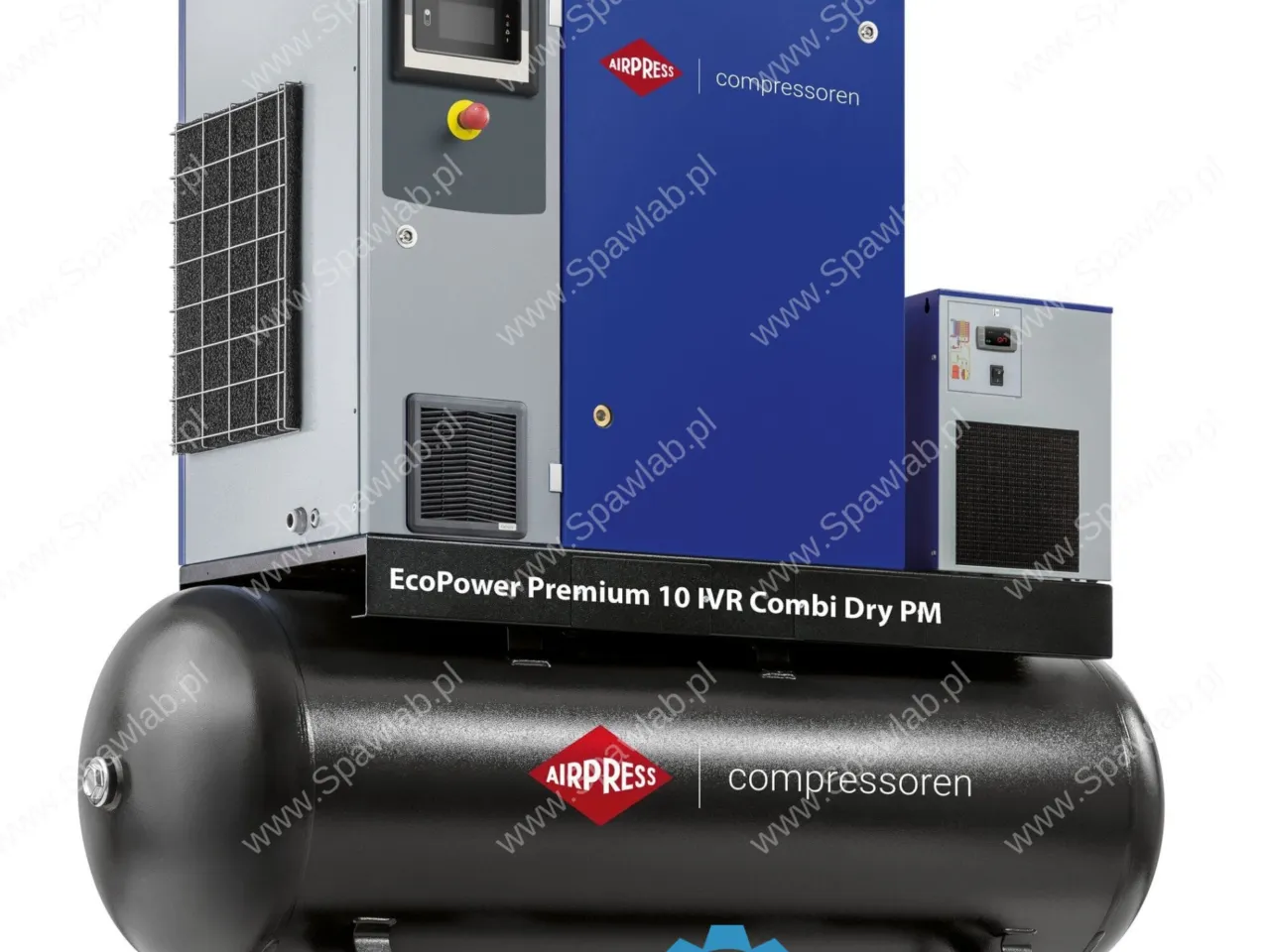Airpress Kompresor śrubowy EcoPower Premium 10D IVR Combi Dry PM 13 bar 10 KM/7.5 kW 276 - 1272 l/min 500 l