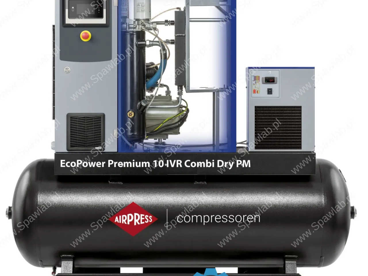 Airpress Kompresor śrubowy EcoPower Premium 10D IVR Combi Dry PM 13 bar 10 KM/7.5 kW 276 - 1272 l/min 500 l, zdjęcie 5