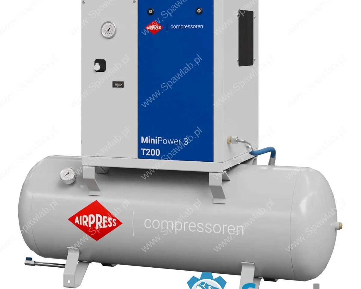 Airpress Kompresor śrubowy MiniPower 3 T200 | 3.0 KM / 2.2 kW | 325 L/min | 200 L, zdjęcie 2